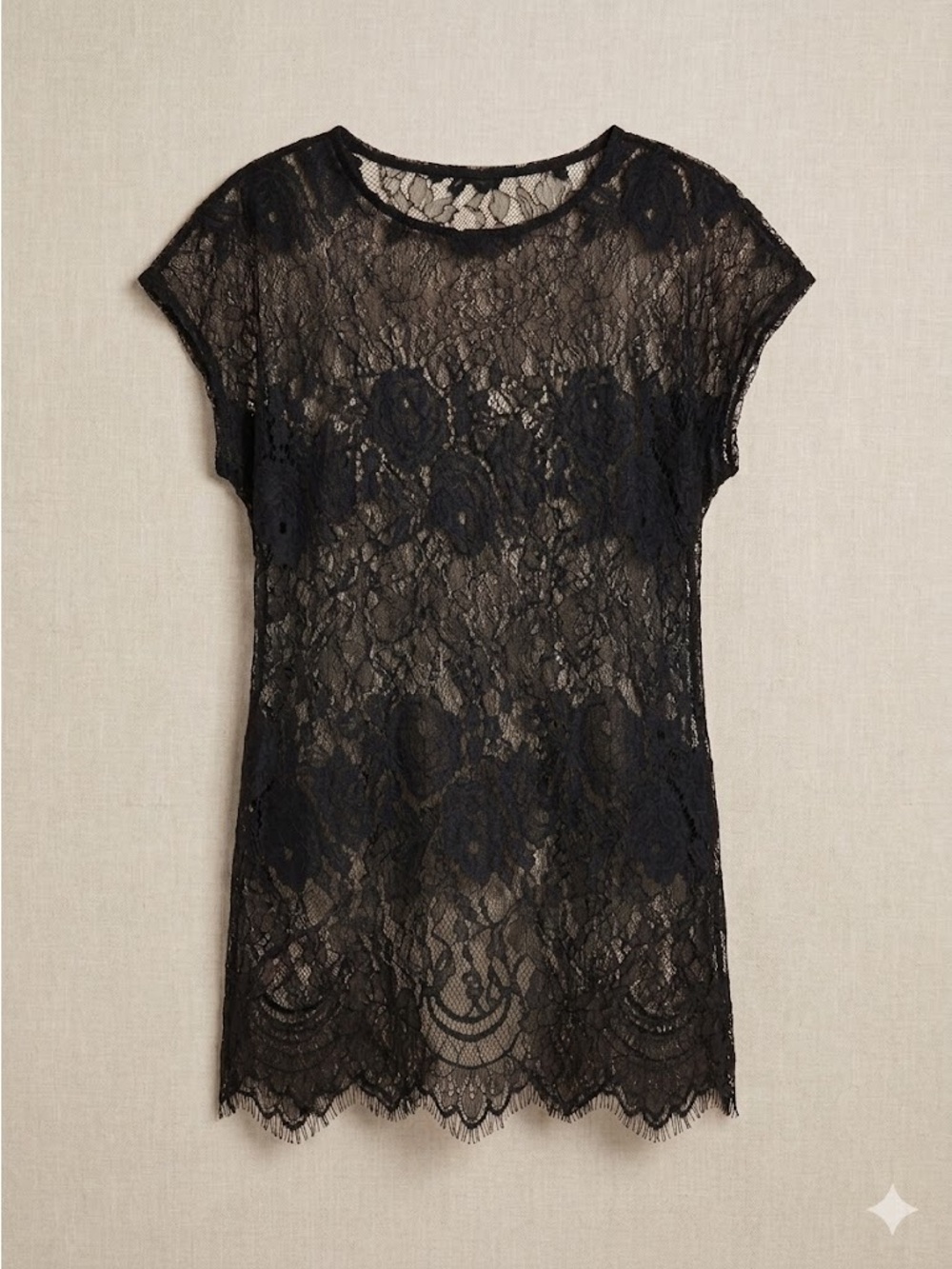 2 Modern Movement Black Lace Camisole tops